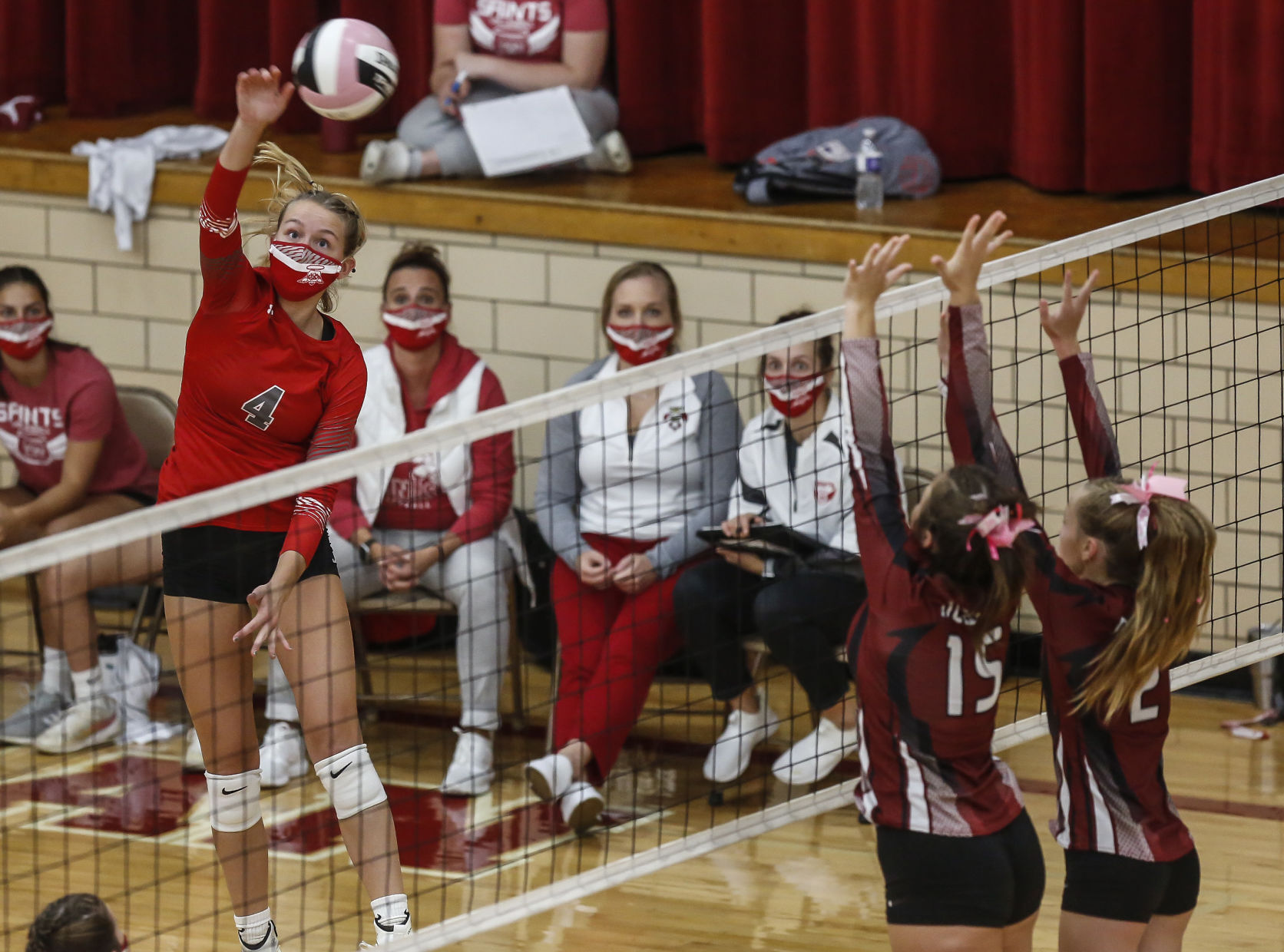 VBall Newman vs. St. Ansgar 5
